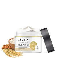 Oshea Herbals Rice Water Nourishing Hair Mask for Women & Men | Deep Hydration & Strengthens Hair | Restores Shine & Reduces Breakage | Enriched with Hydrolyzed Rice Protein & Niacinamide - 200g