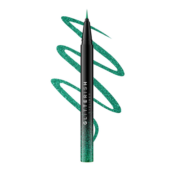 RENEE PENCIL GLITTERISH EYELINER-GREEN  Metallic Pay-Off, Multi-Dimensional Shine