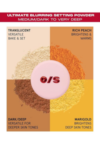 One Size Ultimate Blurring Setting Powder Full Size - Ultra Pink - for Fair to Medium Skin Tones