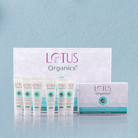 Lotus Organics Diamond Radiance Facial Kit | Made with 100% certified Plant Ceramide & Diamond Dust | Provides Deep Skin Hydration | Helps Reduce Wrinkles & Fine Lines | Helps Tighten Saggy Skin | Suitable for All Skin Types |