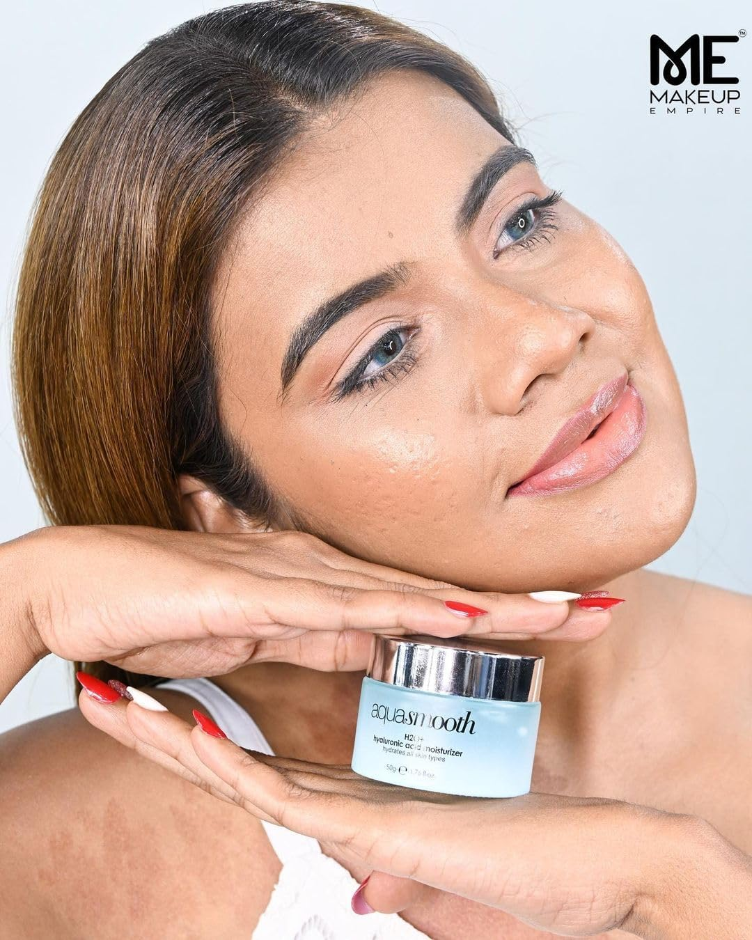 JUST GOLD AQUA SMOOTH H2O+ HYALURONIC ACID MOISTURIZER 50G