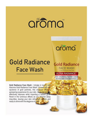 AROMA LEAFS GOLD RADIANCE FACE WASH ULTRA RADIANCE GLOWING 120G
