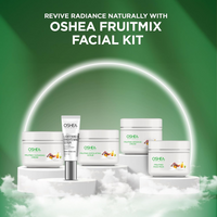 Oshea Herbals Fruitmix Skin Brightening Facial Kit for All Skin Types | Reduce Wrinkles & Nourishes Skin with Tighten Pores | Enriched with Mix Fruit Extract -209 g