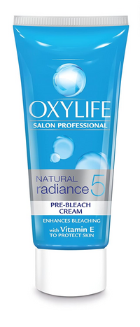 Oxylife Salon Professional Natural Radiance 5 Crème Bleach - 310g | Oxysphere Technology for Radiant & Even Skin Tone | Enriched with Vitamin E & Glycerine | Fights 5 Skin Problems