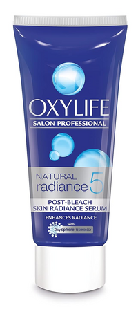 Oxylife Salon Professional Natural Radiance 5 Crème Bleach - 310g | Oxysphere Technology for Radiant & Even Skin Tone | Enriched with Vitamin E & Glycerine | Fights 5 Skin Problems