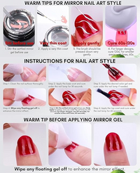 SHILLS PROFESSIONAL Metallic Nail Colour Gel Polish | Chrome UV/LED Gel | Long-Lasting Nail Art Paint 5ml