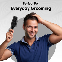 Vega Premium Collection Mini Paddle Hair Brush (India's No.1* Hair Brush Brand) for Men & Women, Black, (8586 M)
