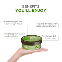 Oshea Herbals Moringa Butter Nourishing & Revitalising Body Butter for Women & Men | Moisturization with Improved Skin Texture | Reduce Dull & Dry Skin | Enriched with Shea Butter & Vitamin E 200g