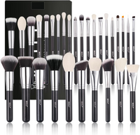 BEILI Makeup Brushes, Make Up Brush Set Professional, 30 PC Natural Goat Hair Makeup Brush Foundation Face Powder Blush Eyeshadow Brushes Concealers Eye Make Up Brush Set