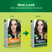 NISH CREME HAIR COLOR RICH BRIGHT LONG LASTING HAOR COLOR