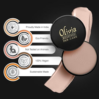 Olivia Pan Cake 100% Waterproof 25g | Full Coverage Makeup Base | Smudge-Proof & Sweat-Resistant | Long-Lasting Velvety Finish | Hides Blemishes | For All Skin Types |
