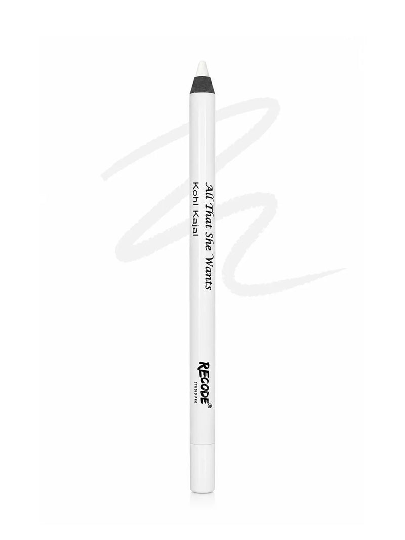 Recode White Kohl Kajal Pencil