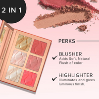 CHARACTER ARTIST MAKEUP PARIS GLOW & BLUSH SWEET PEACH