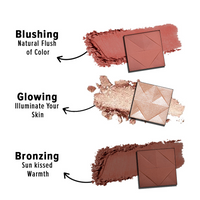 CHARACTER ARTIST MAKEUP PARIS PRO HIGHLIGHTER & BLUSH PALETTE-CA201