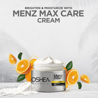 Oshea Herbals Menz Care Face Cream for Men | Brightens Skin Tone & Deeply Nourishes | Reduces Breakouts with Anti-Aging Repair | Infused with Vitamin C & Niacinamide | All Skin Types - 50g