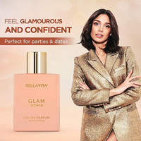 Bella Vita Luxury GLAM | Long Lasting Perfume for Woman | EDP 100ml | African Orange, Jasmine & Patchouli | Floral, Fruity, Woody Premium Fragrance for Women