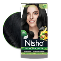 NISH CREME HAIR COLOR RICH BRIGHT LONG LASTING HAOR COLOR