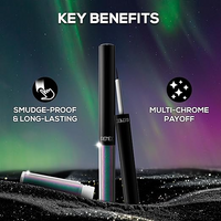 RENEE HOLOGRAPHIC LIQUID EYELINER WATERPROOF SMUDGEPROOF LONG-LASTING-01 PEACOCK