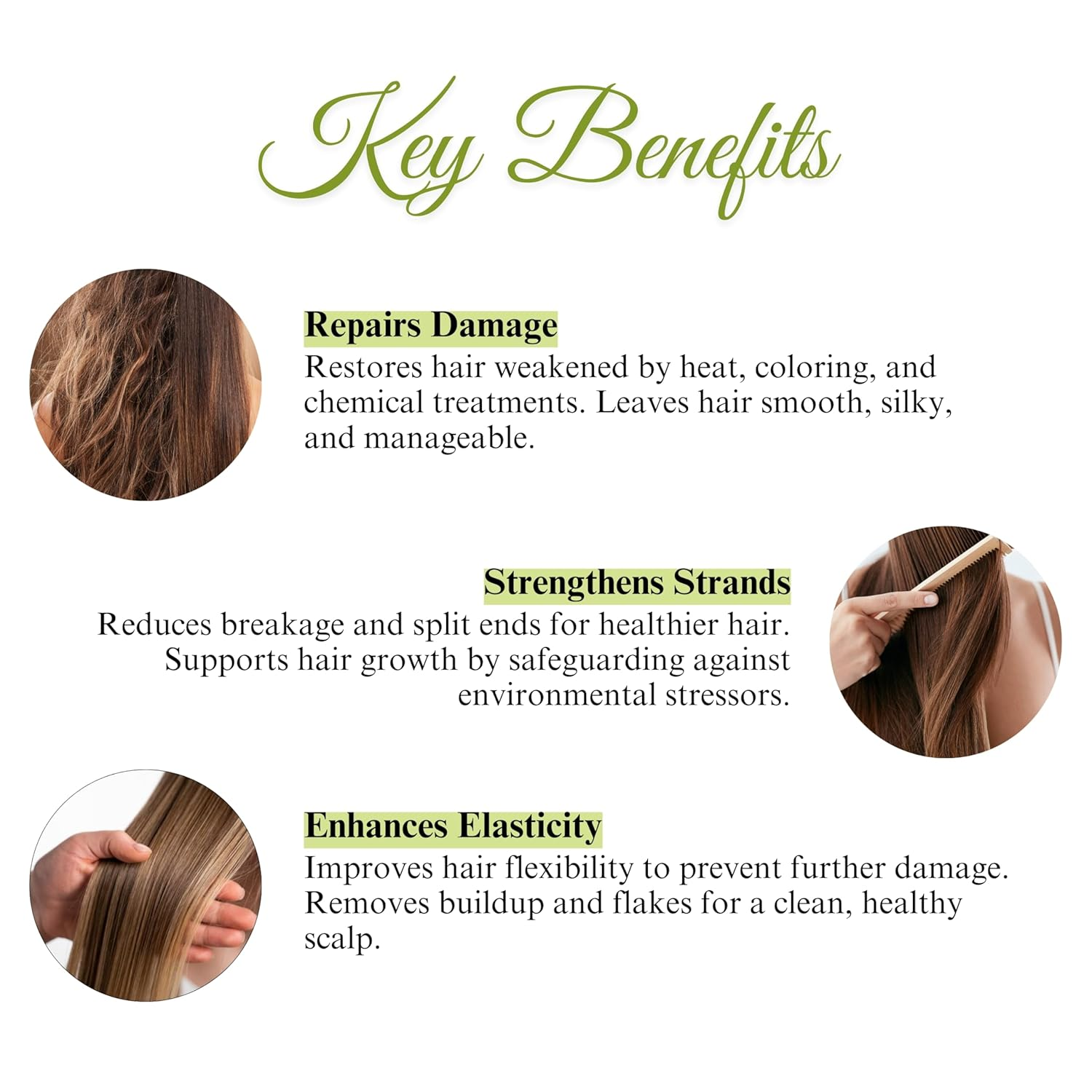 CABELO CHAVE Professional Damage Repair Shampoo 250ml – Repairs, Strengthens & Restores Hair for Smooth, Healthy-Looking Hair