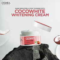 Oshea Herbals Cocowhite Face Cream For All Skin Types | Hydrates, Enhances Glow & Brightens Skin Tone with SPF Protection | Enriched with Coconut 50 g