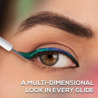 RENEE HOLOGRAPHIC LIQUID EYELINER WATERPROOF SMUDGEPROOF LONG-LASTING-01 PEACOCK