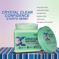 DR.RASHEL Korean Glass Skin Essence Cream | With Hyaluronic Acid Niacinamide & Antioxidants | Lightweight Nourishing Formula | Youthful Clear & Radiant Complexion | 380ml