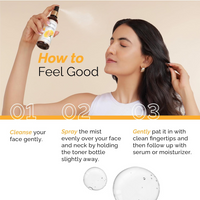 Richfeel Calendula Revitalising Skin Toner | Power of Soothing Calendula Extracts | For skin prone to Acne & Blemishes | Physician Formulated | 80 Ml