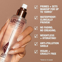 Charlotte Tilbury Airbrush Flawless Setting Spray - Ultra-Fine Hydrating Mist to Prime & Set Face Makeup For Up to 16Hr - Soothes, Blurs Pores & Calms Skin 100ML