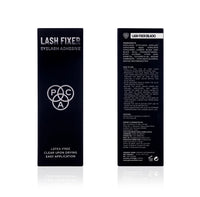 PAC Lash Fixer (Eyelash Adhesive) Transparent | Waterproof & Quick-dry Invisible Eye Lash Glue Works with Synthetic & natural fiber Lashes | Non-Toxic & Non-allergic for All Skin Types