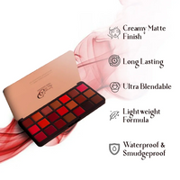Gorgeous Girl 21 Colors Matte Lipstick Palette Lipstick, 63g