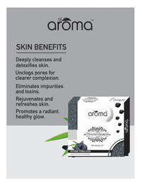 AROMA Activated Charcoal Spa Facial Kit – Deep Detox & Purifying Facial Treatment for All Skin Types