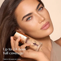 Charlotte Tilbury Airbrush Flawless Matte Foundation - Full Coverage Liquid Makeup with a Natural-Matte Finish - Smoothes & Blurs Pores - Waterproof & Transfer Resistant