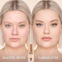 Charlotte Tilbury Airbrush Flawless Matte Foundation - Full Coverage Liquid Makeup with a Natural-Matte Finish - Smoothes & Blurs Pores - Waterproof & Transfer Resistant