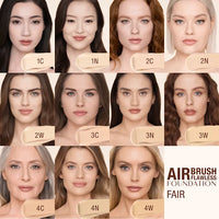 Charlotte Tilbury Airbrush Flawless Matte Foundation - Full Coverage Liquid Makeup with a Natural-Matte Finish - Smoothes & Blurs Pores - Waterproof & Transfer Resistant