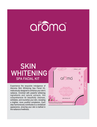 AROMA Skin Whitening Spa Facial Kit – Brightening & Pigmentation Control Treatment for Radiant Skin