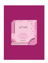 AROMA Skin Whitening Spa Facial Kit – Brightening & Pigmentation Control Treatment for Radiant Skin