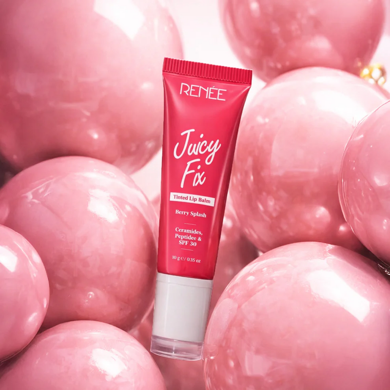 RENEE Juicy Fix Tinted Lip Balm With SPF 30, 10g