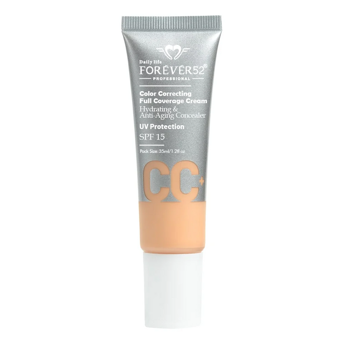 Forever52 Daily Life Color Correcting Full Coverage CC Cream for Normal Skin | Conceals Dark Spots and Blemishes