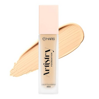 MARS ARISTRY LIQUID FOUNDATION SKIN LIKE NATURAL FINISH 30ML