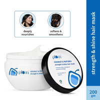 PLUM COCONUT & PEPTIDES STRENGTH & SHINE HAIR MASK 200G