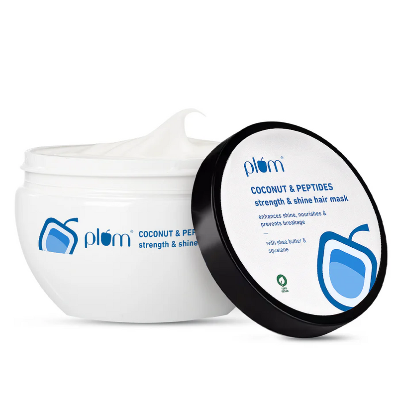 PLUM COCONUT & PEPTIDES STRENGTH & SHINE HAIR MASK 200G