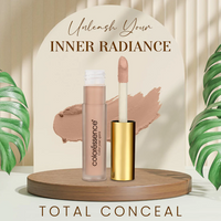 COLORESSENCE Total Conceal Max Coverage Liquid Concealer - Lightweight & Long Lasting