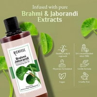 RICHFEEL NATURAL BRAHMI JABORANDI NOURISHING HAIR OIL 500ML