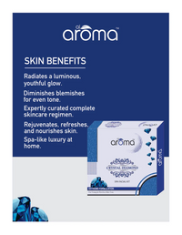 AROMA Crystal Diamond Spa Facial Kit – Instant Glow & Skin Polishing Treatment for All Skin Types