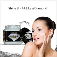 DR.RASHEL Face & Body Cream Diamond 380ML | Brightening & Moisturizing Cream | Infused with Diamond Particles for Radiant Glow | Deep Hydration & Skin Nourishment | For All Skin Types