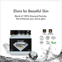 DR.RASHEL Face & Body Cream Diamond 380ML | Brightening & Moisturizing Cream | Infused with Diamond Particles for Radiant Glow | Deep Hydration & Skin Nourishment | For All Skin Types