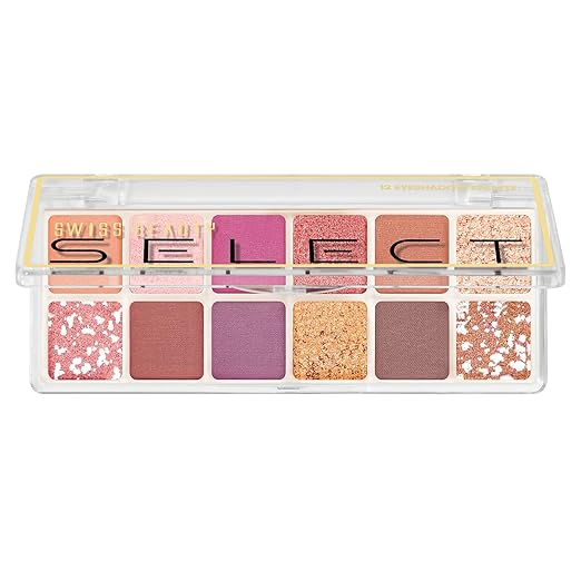 SWISS BEAUTY SELECT EYESHADOW 12 COLOR PALETTE