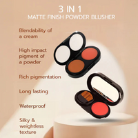Gorgeous Girl Highly Pigmented Matte Finish Powder Blusher | Smooth Texture, 15g