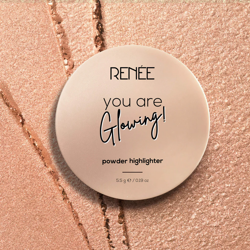 RENEE You Are Glowing Powder Highlighter With Luminous Shine, 5.5g