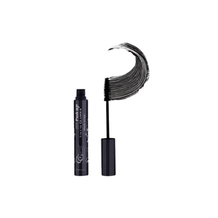 Gorgeous Girl Push Up Volume Glamour Smudge Proof Mascara for Women, Black
